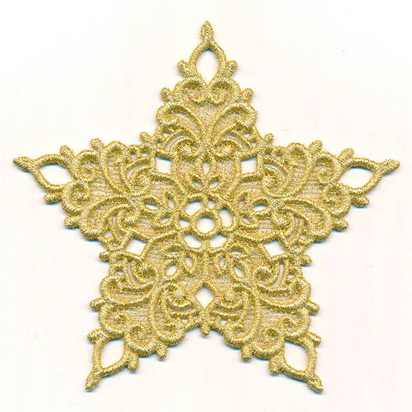Shimmering Star Gift Topper (Lace) - Image 7