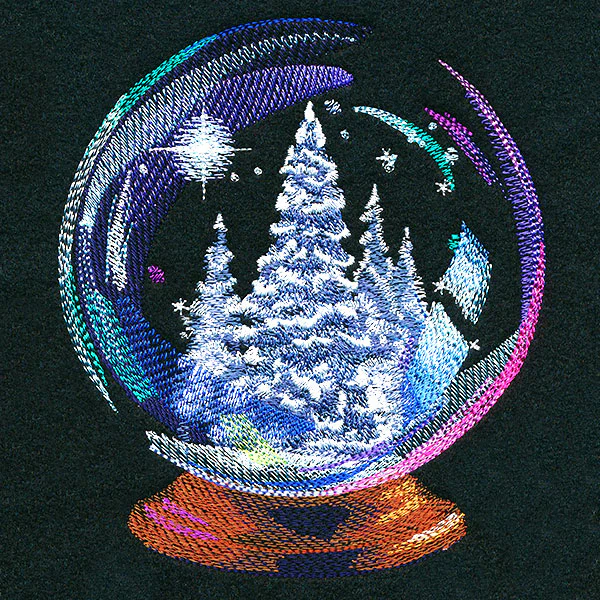 Shining Winter Forest Snow Globe - Image 3
