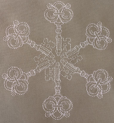 Skeleton Key Snowflake - Image 3
