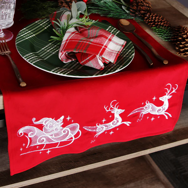 Snow Baroque Santa's Flight - Reindeer 1 - Image 8