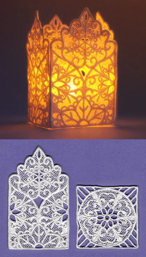Snowflake Lantern (Lace) - Image 2