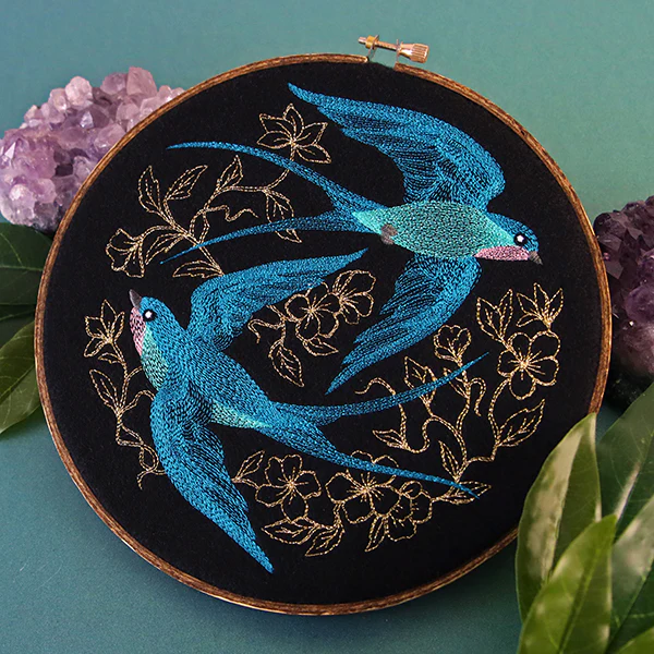 Soaring Swallows in Blooms - Image 2