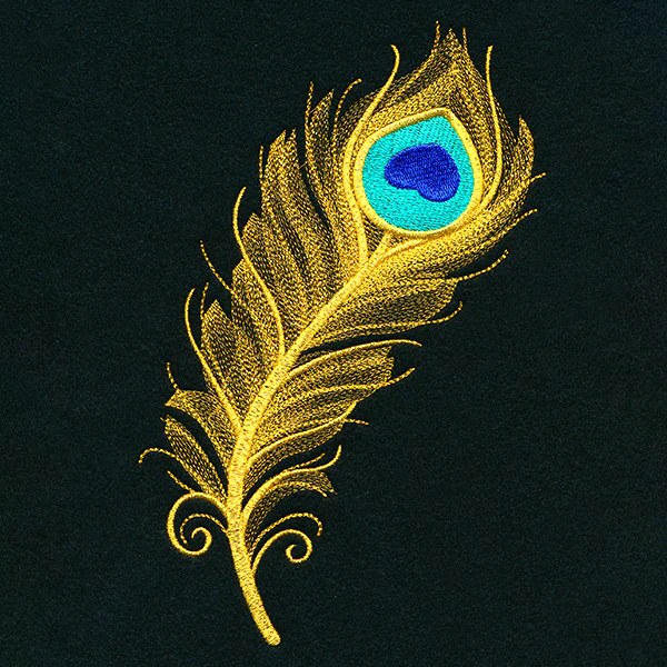 Sparkling Peacock Feather - Image 3