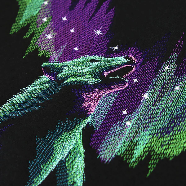 Spectacular Northern Lights Wolf - Image 8