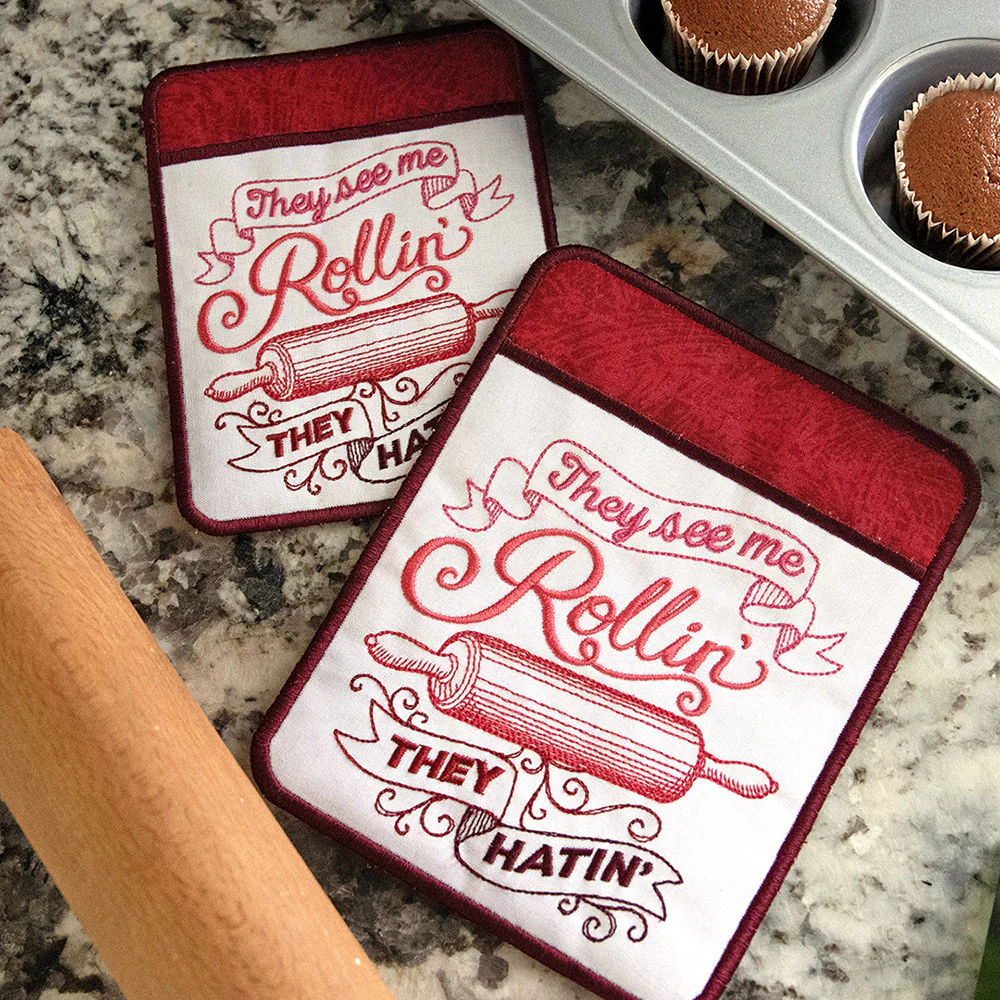 Spice It Up Potholder - They See Me Rollin' - Image 2