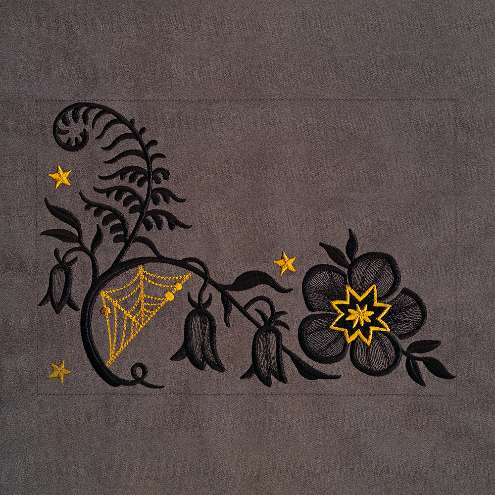 Spooky Floral Corners - Bottom Left - Image 2