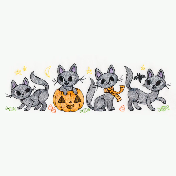 Spooky Kitty Border - Image 5