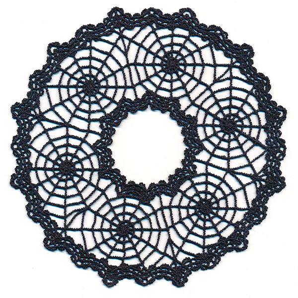 Spooky Spiderweb Doily - Open Center (Lace) - Image 15
