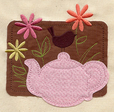 Springtime Tea (Applique) - Image 2