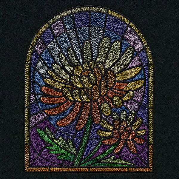 Stained Glass Mum Panel - Image 5