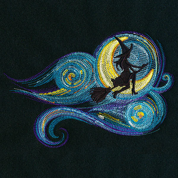 Starry Night Witch Border - Image 5