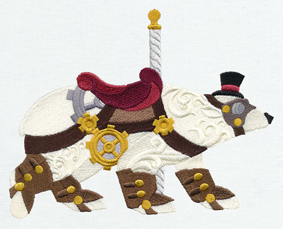 Steampunk Carousel - Polar Bear - Image 4