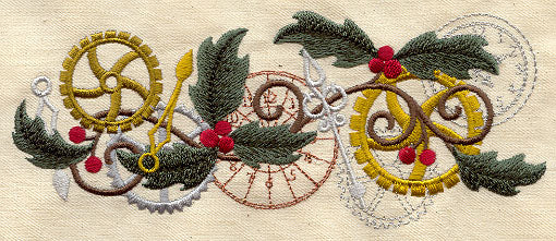 Steampunk Christmas Border - Image 2