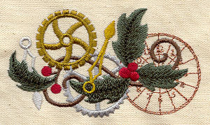 Steampunk Christmas Border - Image 3