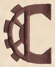 Steampunk Letter C - Uppercase - Image 2