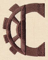 Steampunk Letter C - Uppercase - Image 3