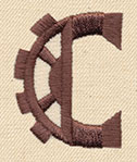 Steampunk Letter C - Uppercase - Image 4