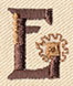 Steampunk Letter E - Uppercase - Image 5