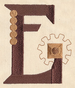 Steampunk Letter E - Uppercase - Image 6