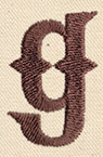 Steampunk Letter G - Lowercase - Image 4