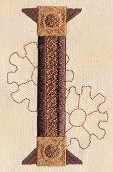 Steampunk Letter I - Uppercase - Image 6
