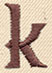 Steampunk Letter K - Lowercase - Image 5