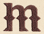 Steampunk Letter M - Lowercase - Image 4