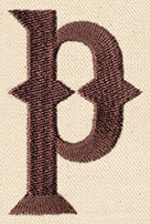 Steampunk Letter P - Lowercase - Image 3