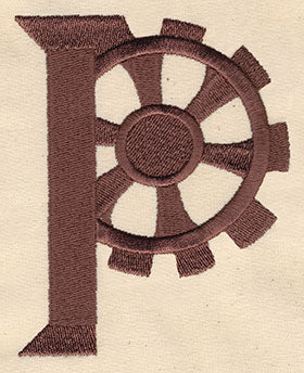 Steampunk Letter P - Uppercase - Image 6