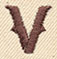 Steampunk Letter V - Lowercase - Image 5