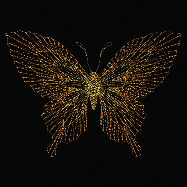 String Butterfly Art
