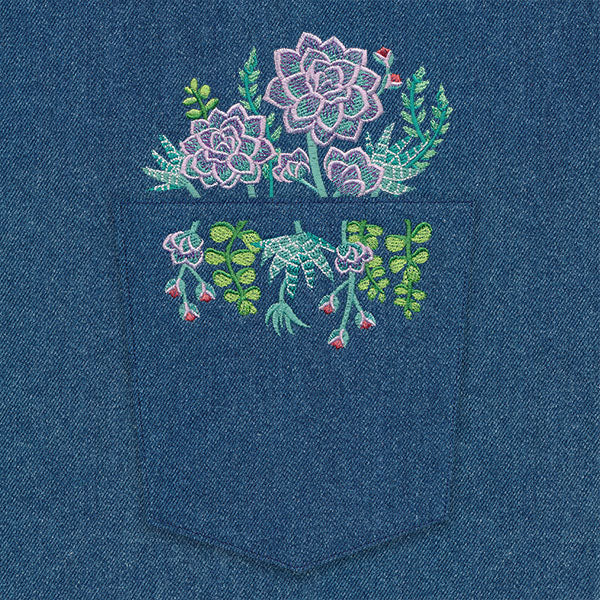 Succulent Details Flower Pocket - Image 4