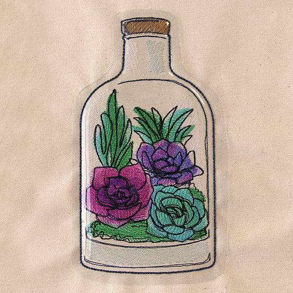 Succulent Terrarium (Vinyl Applique) - Image 3