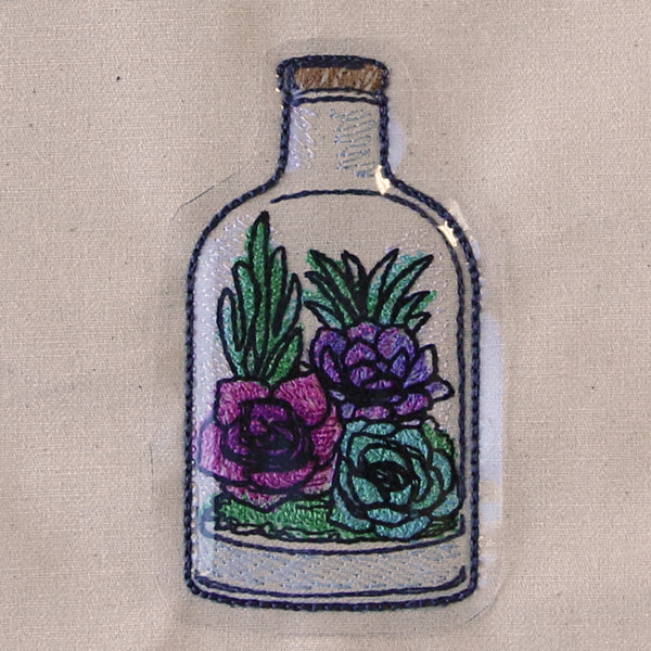Succulent Terrarium (Vinyl Applique) - Image 5