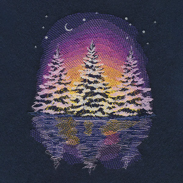 Sunsets in the Forest Reflection Scene - Image 7
