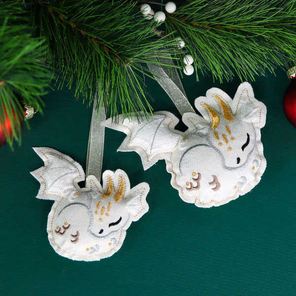 Sweet Dragon Ornament (In-the-Hoop) - Image 7