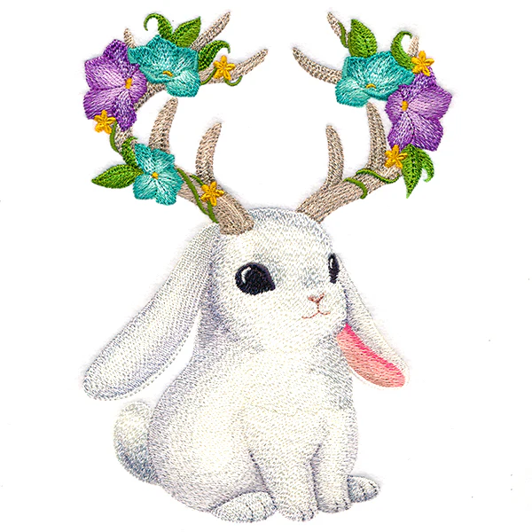 Sweet Floral Jackalope - Image 2
