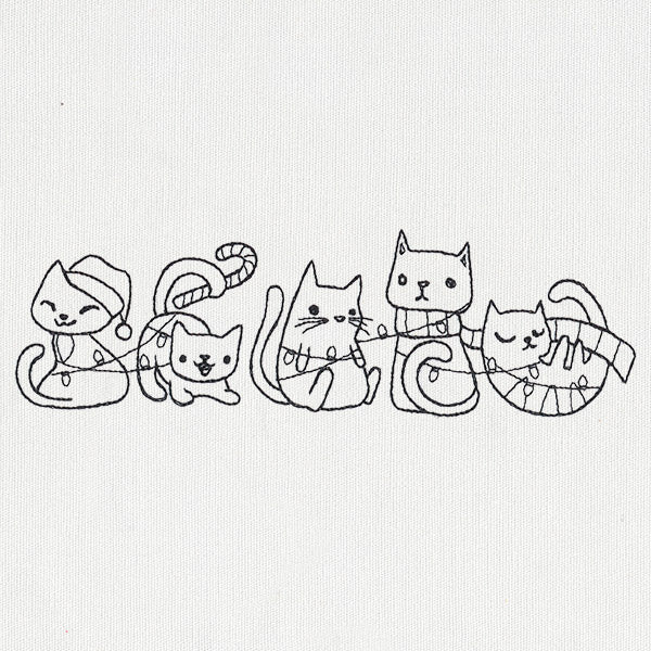 Tangled Kittens Border - Image 3