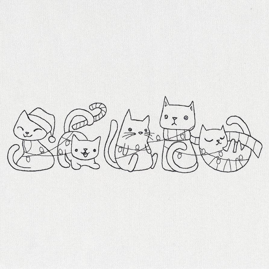 Tangled Kittens Border - Image 5