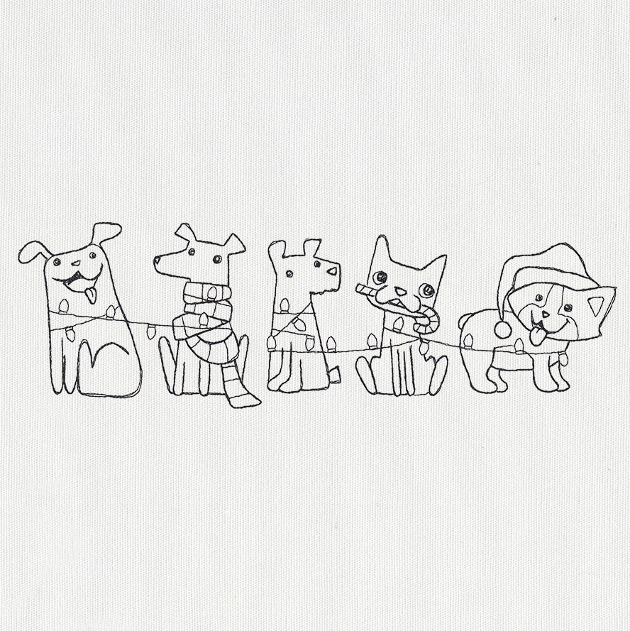 Tangled Pups Border - Image 5
