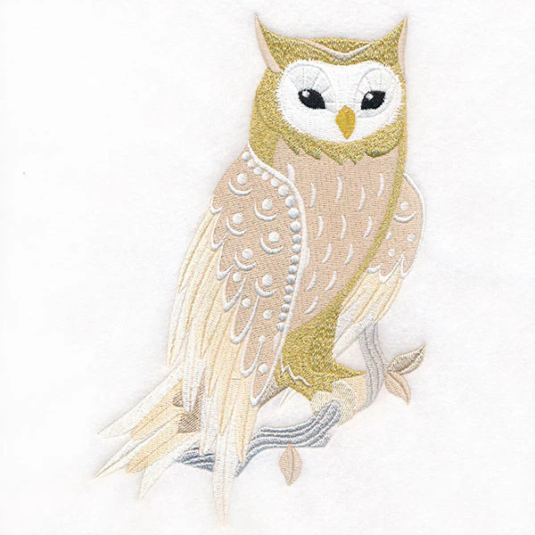 Textured for Christmas Woodland Owl - Image 5