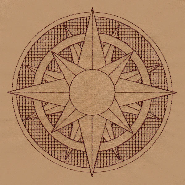 Trapunto Sun Medallion - Image 3