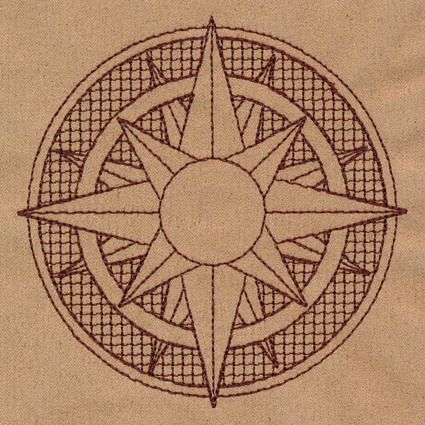 Trapunto Sun Medallion - Image 5
