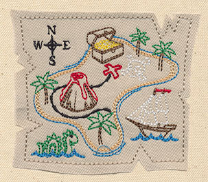 Treasure Map (Applique) - Image 3