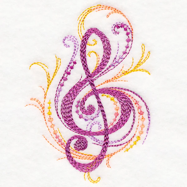 Treble Clef Flourish - Image 4