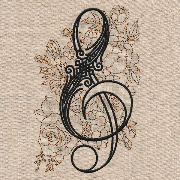 Treble Clef in Bloom - Image 4