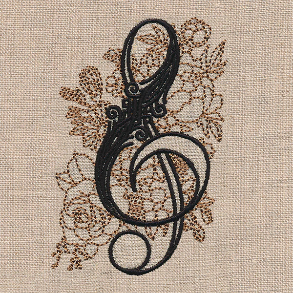 Treble Clef in Bloom - Image 5