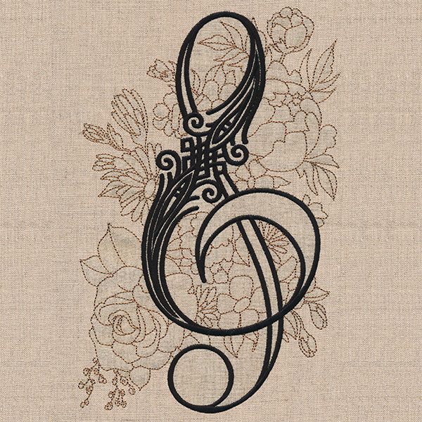 Treble Clef in Bloom - Image 6
