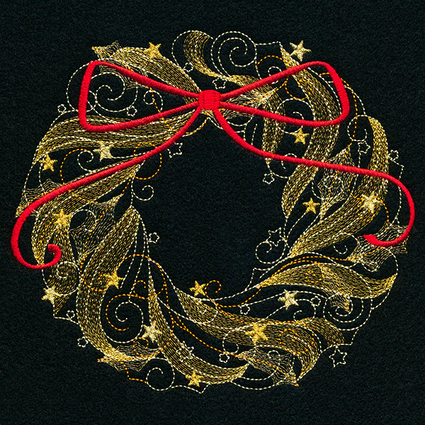 Twinkling Mirage Christmas Wreath - Image 3