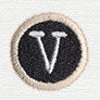 Typewriter Letter V - Image 3